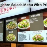 Longhorn Salads Menu with available price and pictures