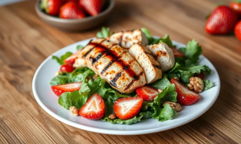 Salad with Strawberry