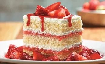 Strawberries Cream Shortcake in Longhorn Steakhouse Desserts Menu