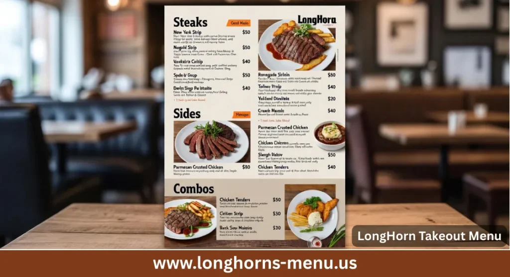 longhorn takeout menu prices